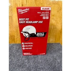 Milwaukee BOLT Eye Visor Clear Fog-Free Safety Helmet Accessory 48-73-1410